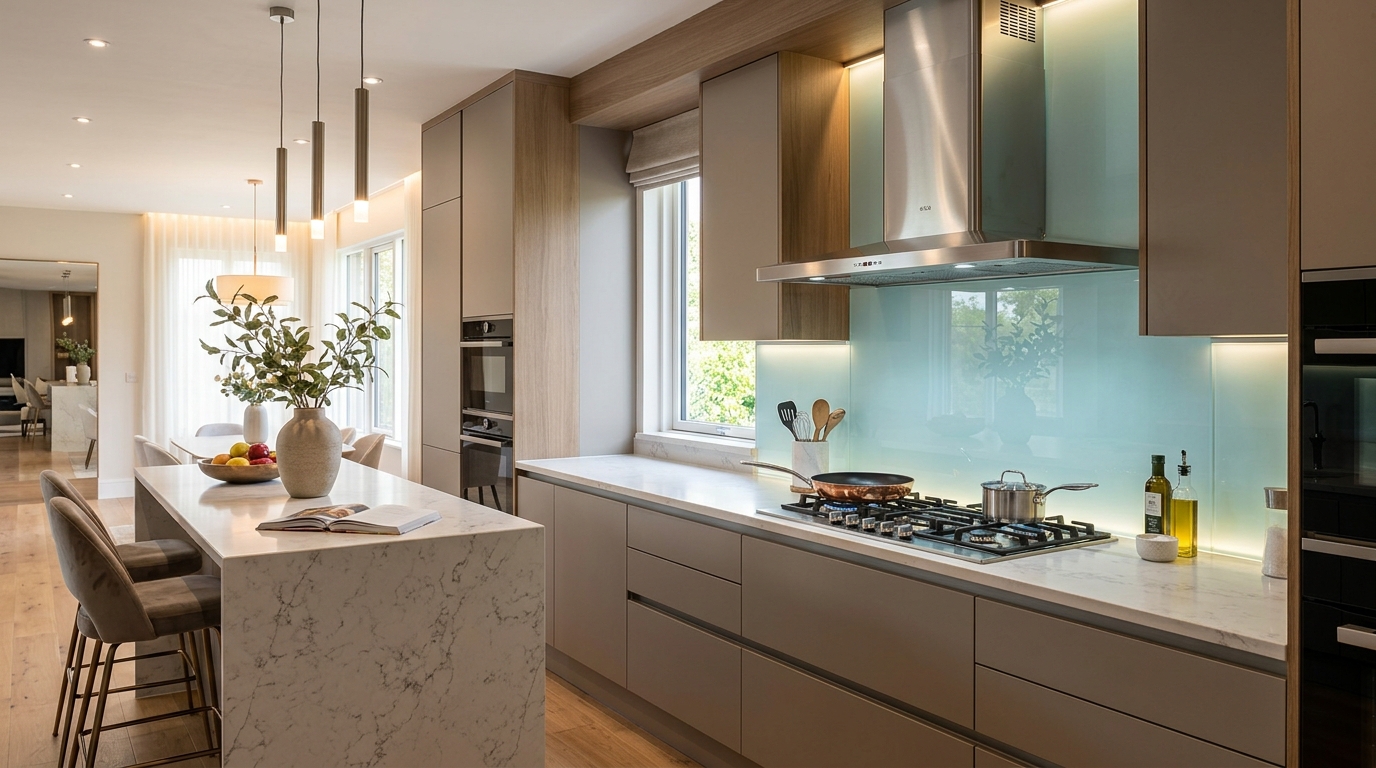 Glass Splashback Design
